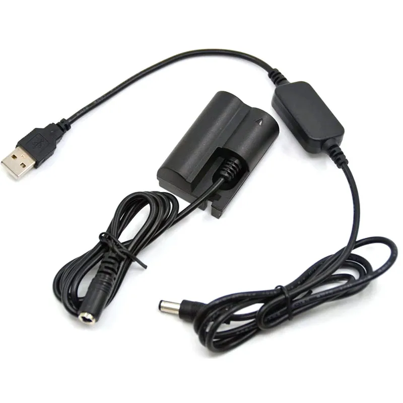 USB-кабель-адаптер Vitesun 5 В + фиктивная батарея BP-511 DR-E2 DR-400 для камеры Canon ACK-E2 EOS 5D 10D 20D