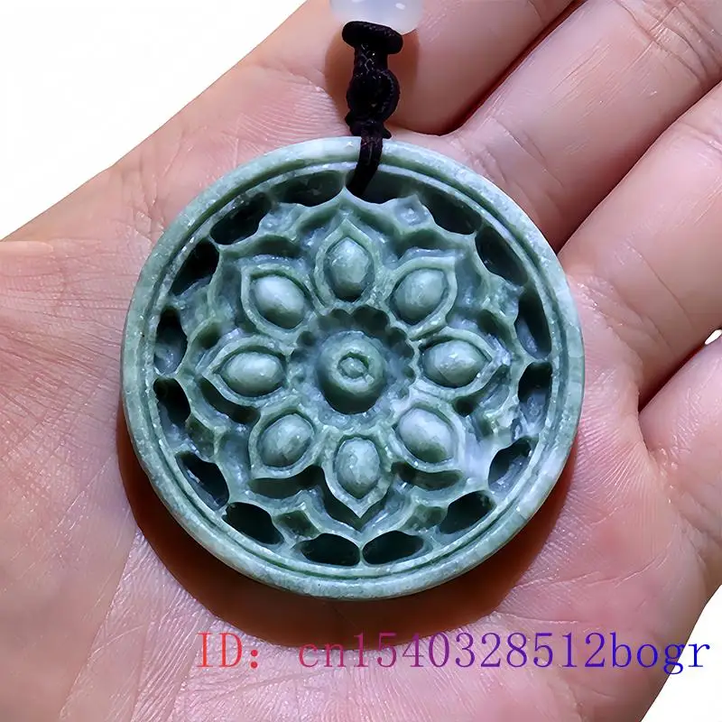 Ожерелье с подвеской из натурального нефрита Аксессуары для ожерелья