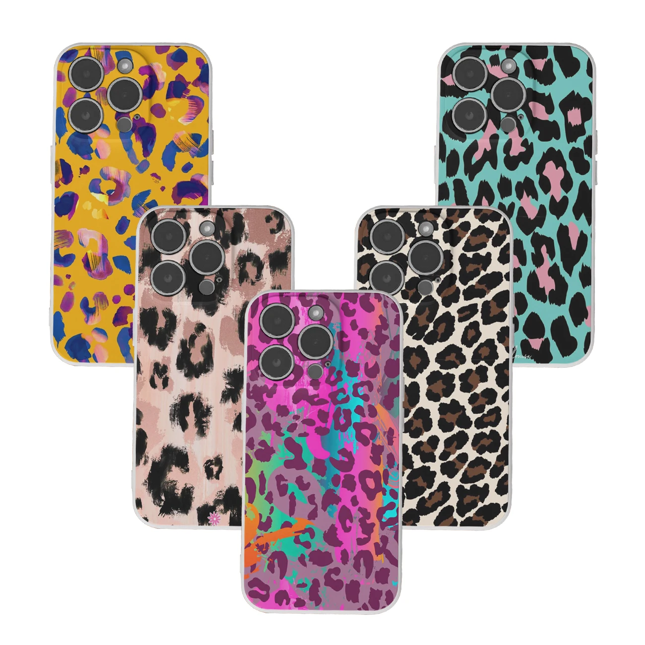

Чехлы для сотовых телефонов IPhone 11 12 13 Pro MAX 14 Plus XR XS с художественным леопардовым принтом, модный силиконовый защитный чехол