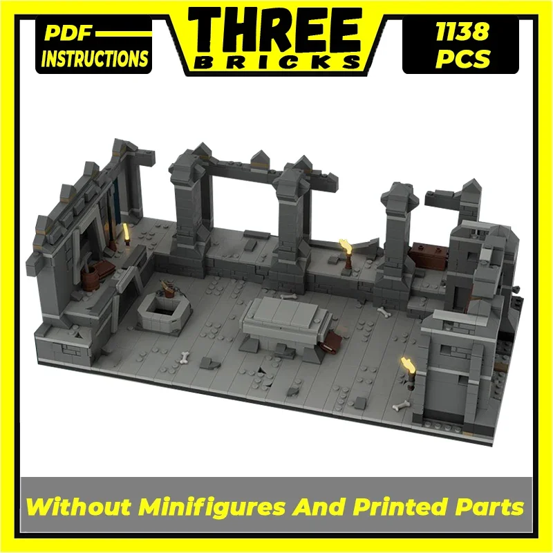 Модель кольца из фильма Moc строительные блоки ужасные майнерские гробы