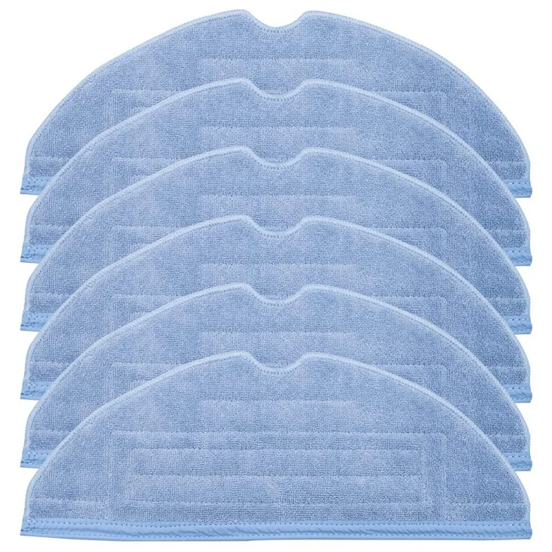 

Replacement Microfiber Mop Clothes Cleaning Pads For Roborock T7S T7S Plus S7 Vacuum Cleaner Accessories 6 Pcs