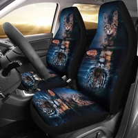 cat dream become tiger car seat covers 211103pack of 2 universal front seat protective cover