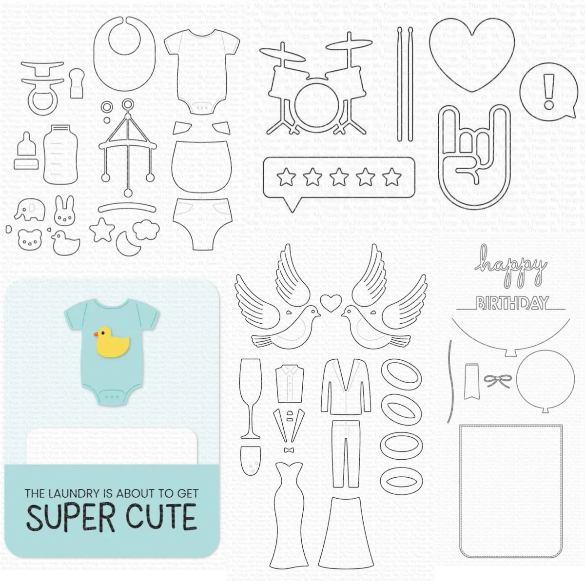 

Blueprints Dove Rabbit Bear 2023 Metal Cutting Dies Decor Scrapbooking DIY Craft Cut Card Paper Punching Embossing Handmade