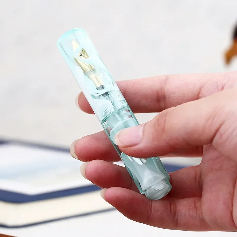 Ручка MAJOHN для последнего мастера портативная мини-ручка из смолы иридиевая