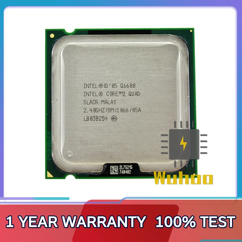 

Процессор Intel Core 2 Quad Q6600, б/у процессор SL9UM SLACR 2,4 ГГц, 8 Мб, 1066 МГц, разъем 775