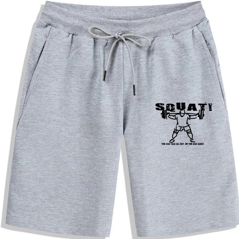 

Вдохновляющие серые мужские шорты SQUAT Strongman Powerlifting большого размера!