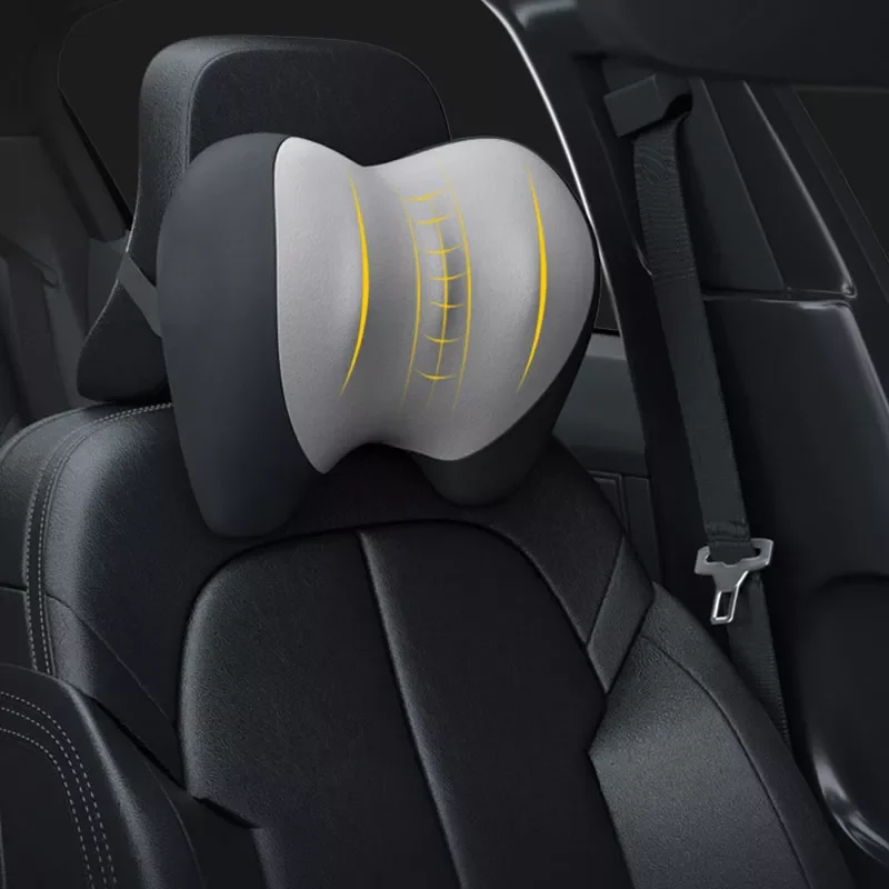 

Car Neck Pillow Car Seat Head Support Neck Protector Automobiles Memory Cotton Breathable Headrest Auto Travel Accessories