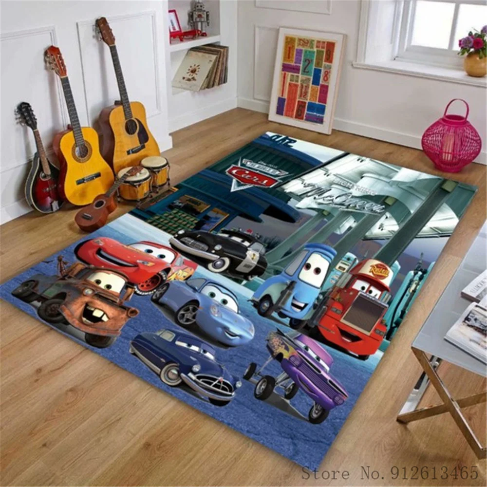 Disney 3D Cars Lightening McQueen Door Mat Kids Boys Girls Game Mat Bedroom Kitchen Carpet Indoor Bathroom Mat Birthday Present images - 6