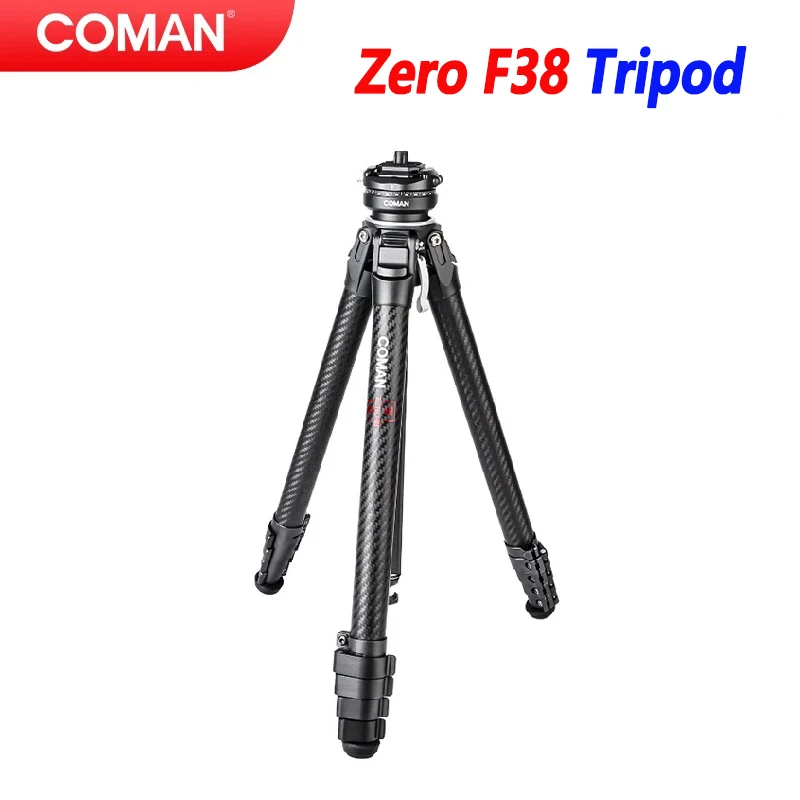 

Coman Zero F38 Lightweight Travel Tripod Full Carbon Fiber Professional OutdoorTripod For DSLR Camera