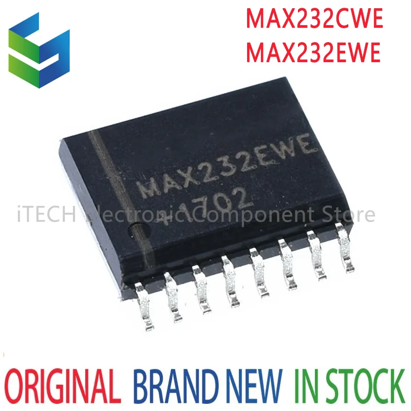 10 шт. MAX232 MAX232CWE MAX232EWE RS-232 transceiver SOP16-7.2 широкий корпус IC