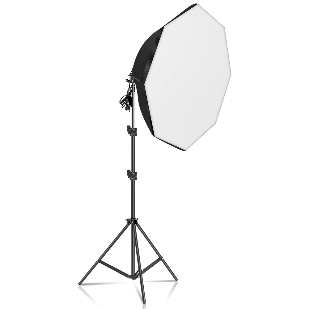 

Octagon Umbrella Softbox with Tripod Photo Studio Lighting Kits Professional Photography Accessories Speedlight Flash 70cm*70cm