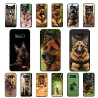 maiyaca german shepherd dog phone case for samsung note 5 7 8 9 10 20 pro plus lite ultra a21 12 02