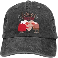 unisex together vintage washed twill baseball caps adjustable hats funny humor irony graphics of adult gift black