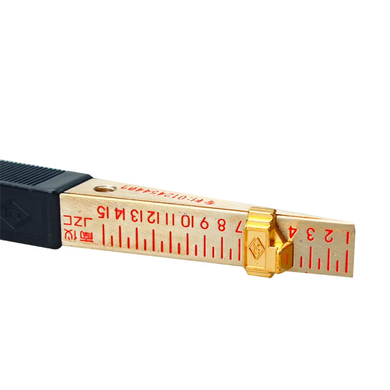 

Измеритель толщины 1-15 мм, точный клин, нониусный шаблон, линейка плоскости, измерительный инструмент для двери