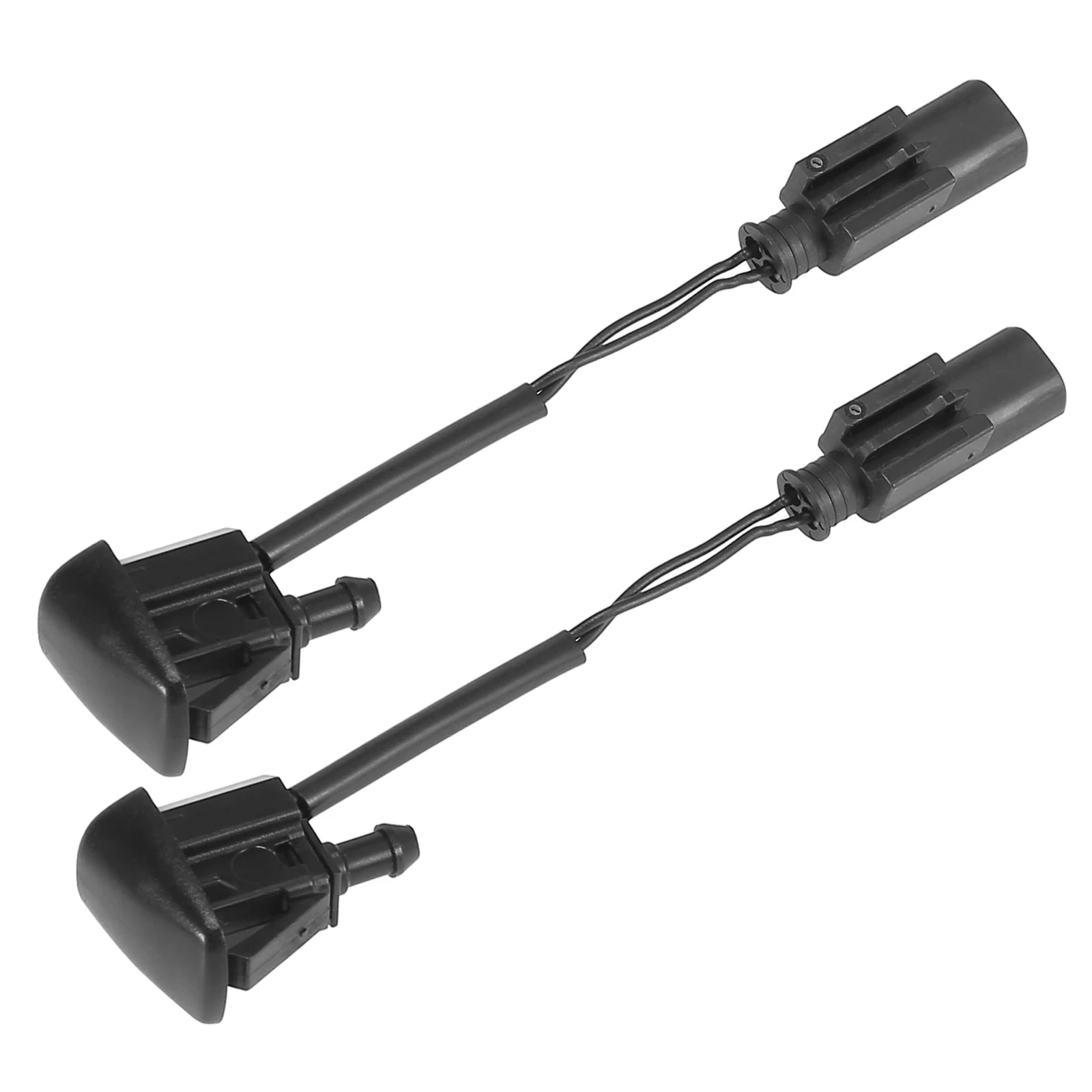 

1 пара нагревательных сопел для лобового стекла Jet 61667046060 для BMW 5 серии E60 E61 2004-2010 525I 528I 530I 535I