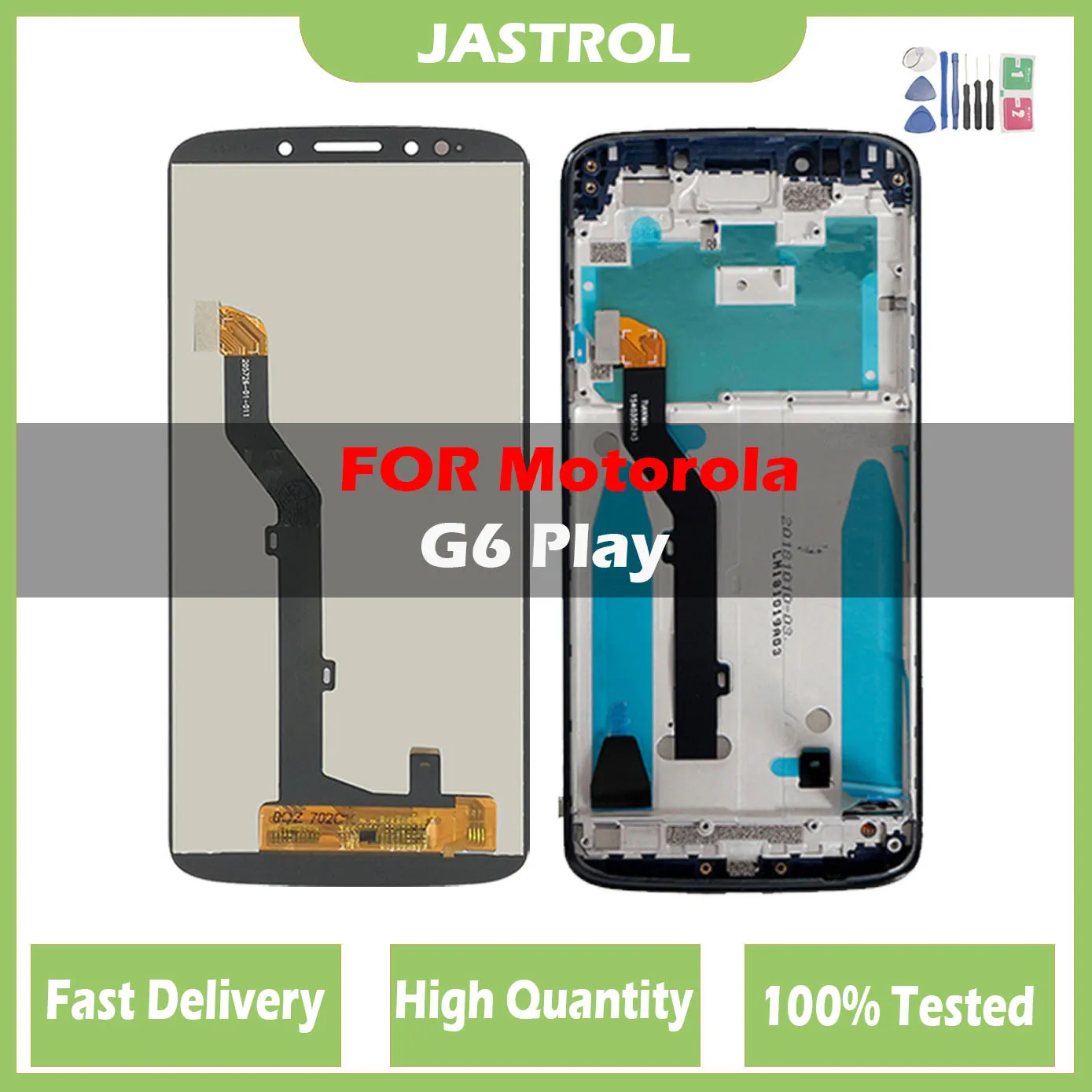

LCD For Motorola Moto G6 Play LCD Screen LCD Display for Moto XT1922 Touch Screen Digitizer Screen Assembly Replacement
