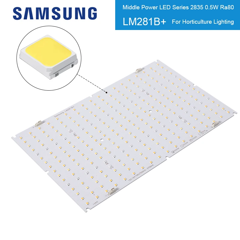 Плата светодиодной лампы для выращивания растений Samsung QB288 LM281B + 120 Вт SMD2835 3000K 5000K