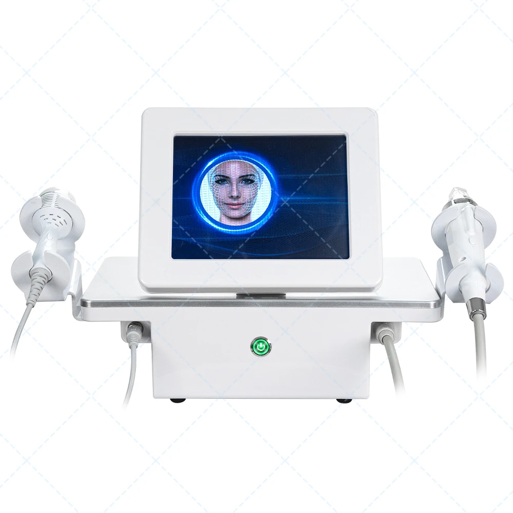 Фото Новый портативный аппарат 2-в-1 с золотыми микроиглами RF Morpheus 8 для омоложения, удаления морщин, устранения растяжек и лифтинга лица. №3