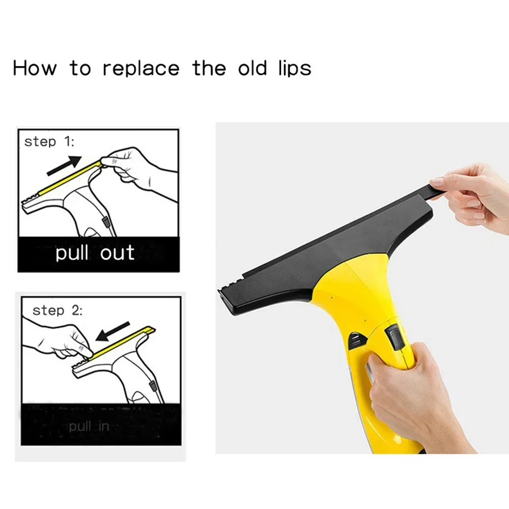 Скребок резиновый для Karcher WV50 WV60 WV70 280 мм 2 шт.