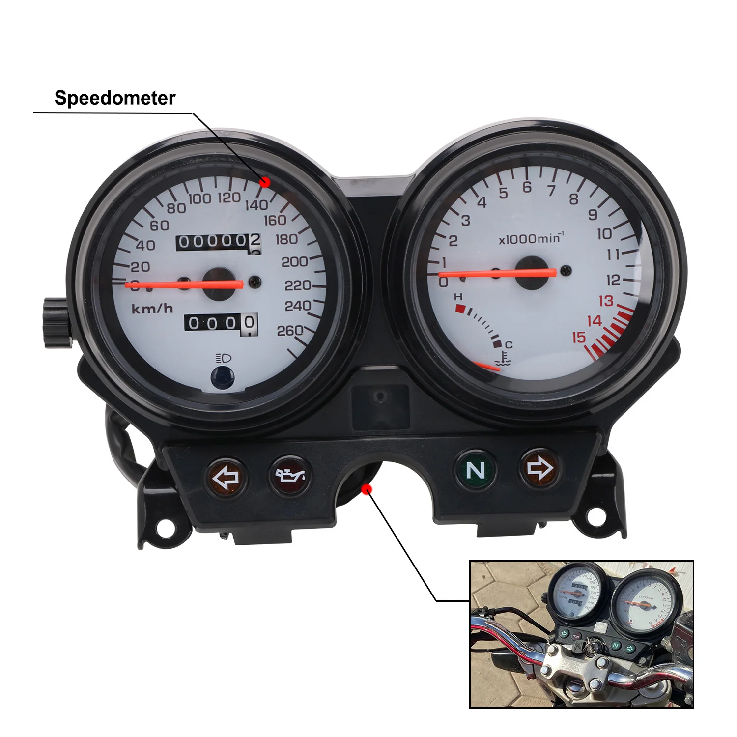 

Тахометр для мотоцикла, спидометр для CB600 CB 600 Hornet 600 Hornet600 1996-2002