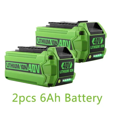Для Greenworks 40 В аккумуляторы 6 Ач GreenWorks G-MAX литий-ионный аккумулятор производитель сменный аккумулятор для газонокосилки электроинструмент