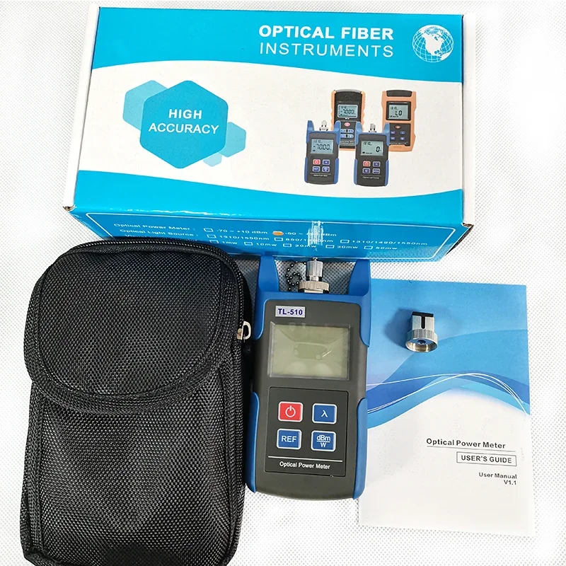 Ручной измеритель оптической мощности TL-510 Mini OPM с интерфейсом SC FC TL510A -70~+10 дБм или