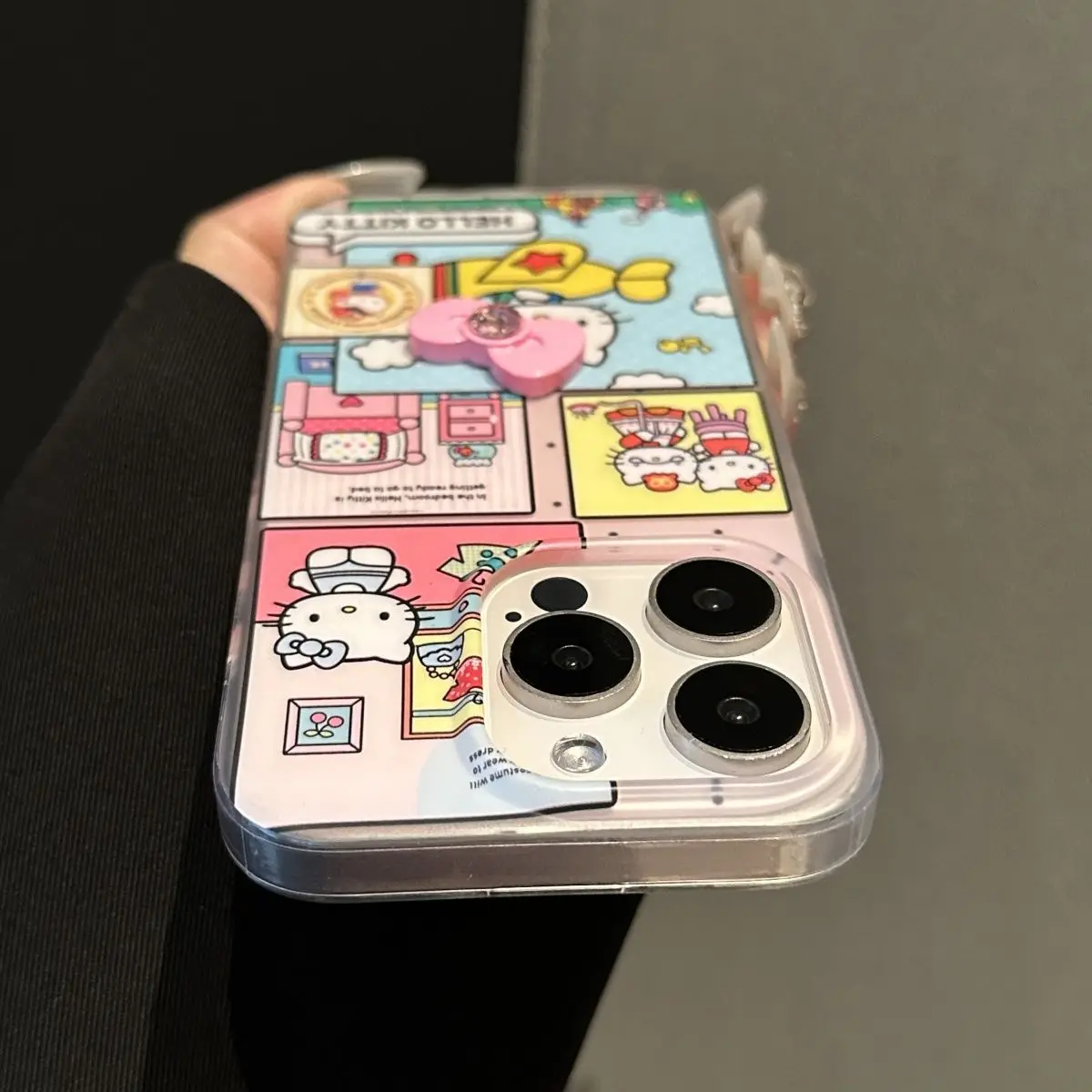 Чехол для телефона Sanrio с рисунком Hello Kitty iPhone 15 14 13 12 11 Pro Max XR XS MAX 7 8 Plus Y2K