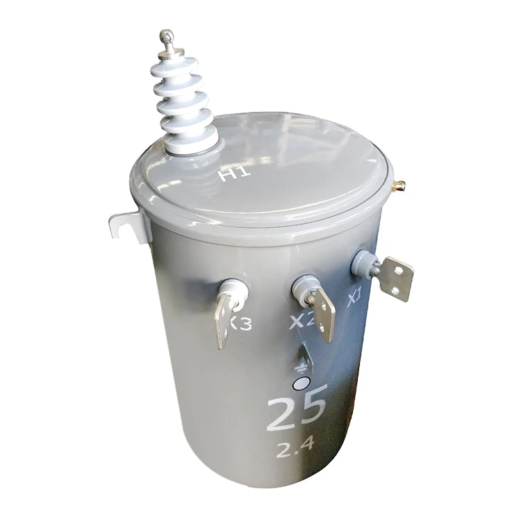 Однофазный понижающий масляный полюсный распределительный трансформатор