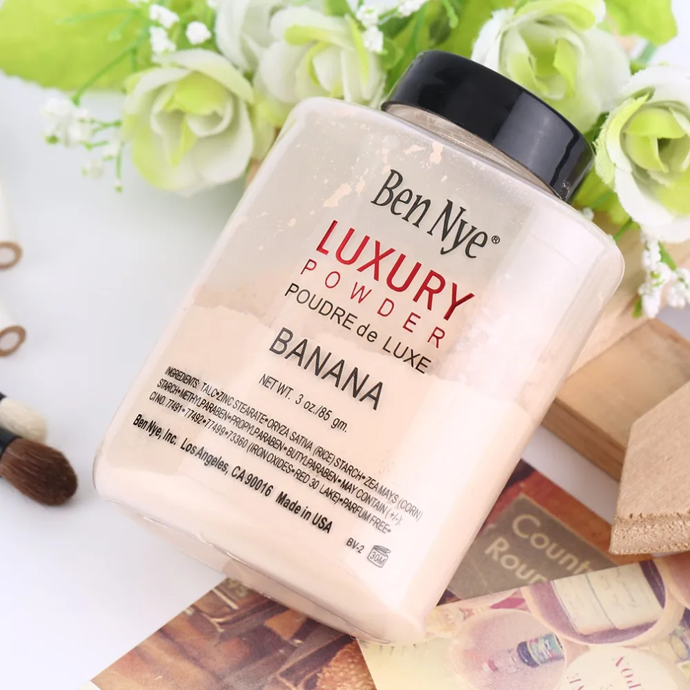 

Brand Luxury Banana powder 3oz 85g face skin care cosmetics loose powder concealer brighten face makeup powder face powder