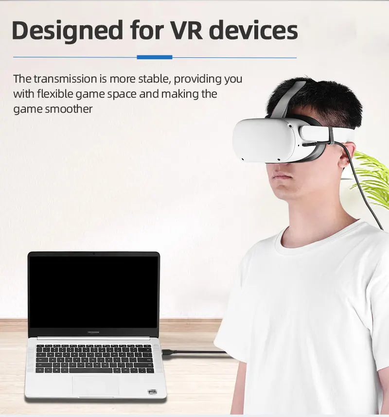 Кабель для передачи данных Oculus Quest 2 VR / Pico Neo 3 м 5 |