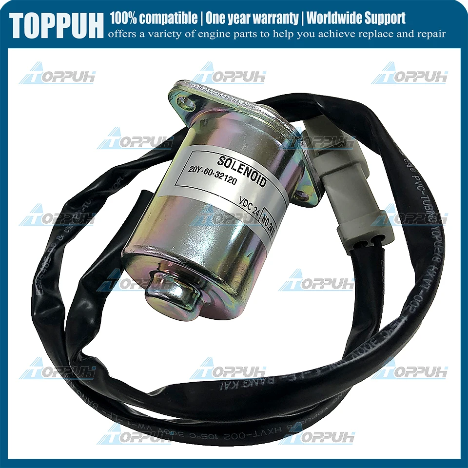 24V 20Y-60-32120 20Y603212 0 клапан электромагнитного поворотного механизма катушка