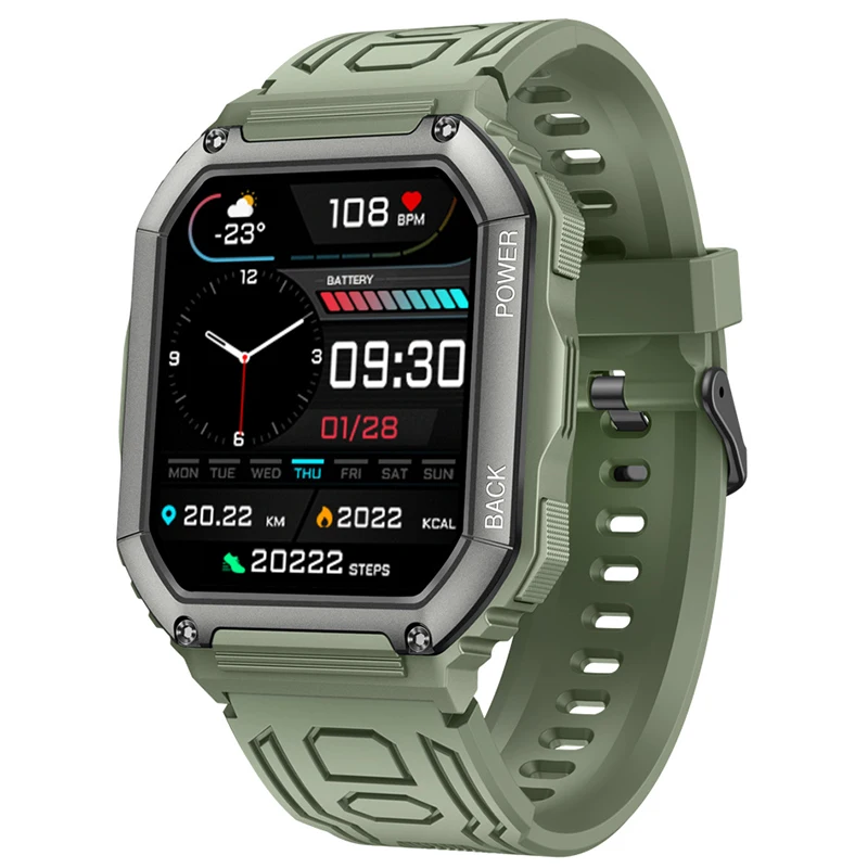

XIAOMI Bluetooth call Smart Watch Men Sports Fitness Tracker Custom Dial Heart Rate Monitor Movement Track Smart Watch Men+Box