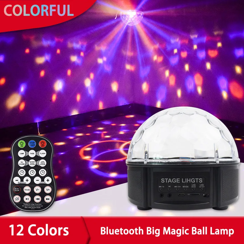 

Magic Ball Light Indoor Outdoor Blue Tooth Music Colorful Starry Sky Projector Disco Bar KTV New Year Atmosphere Decoration