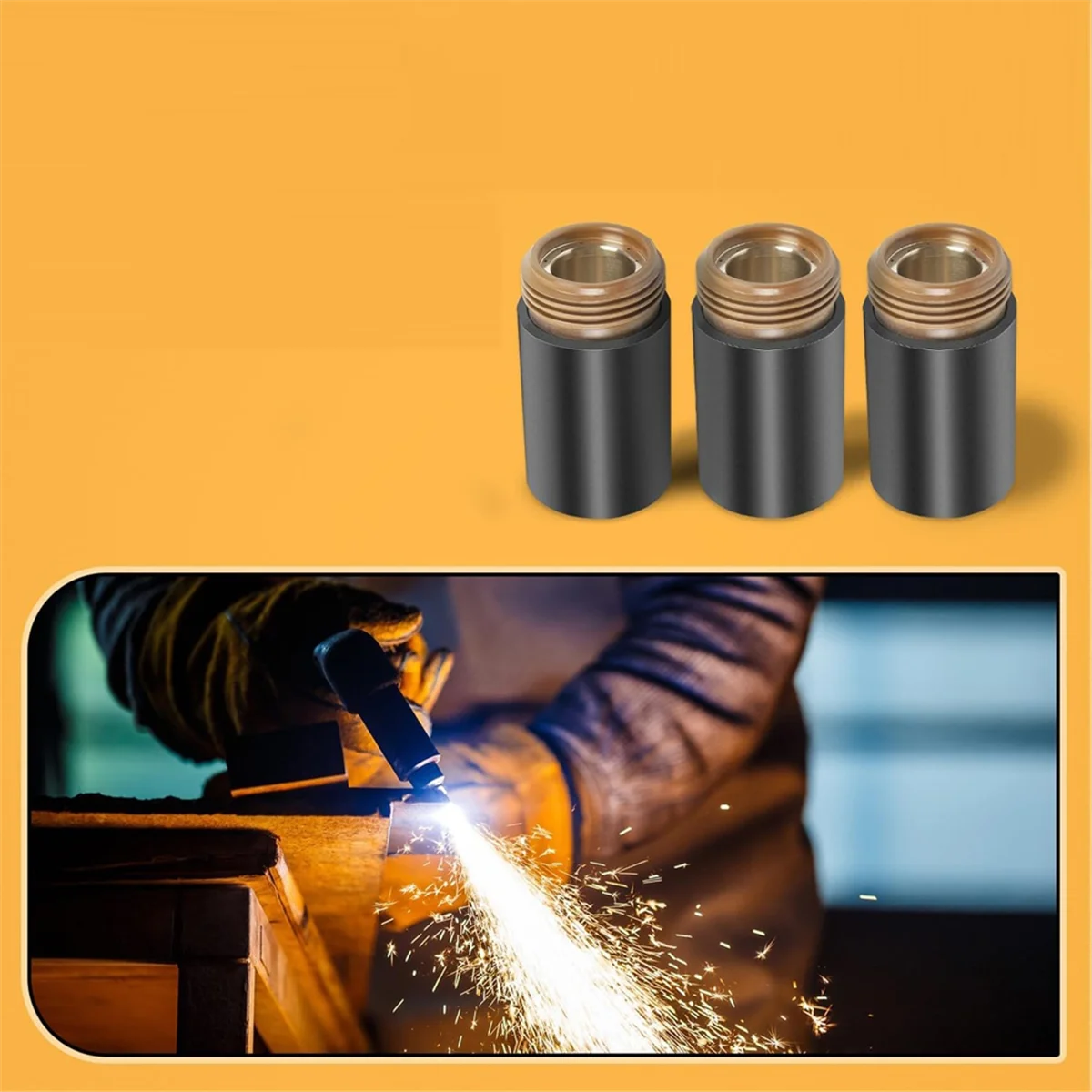 220854 Монтажная крышка плазменной резки совместимая с резьбой 45PX 65 85 105 HRT