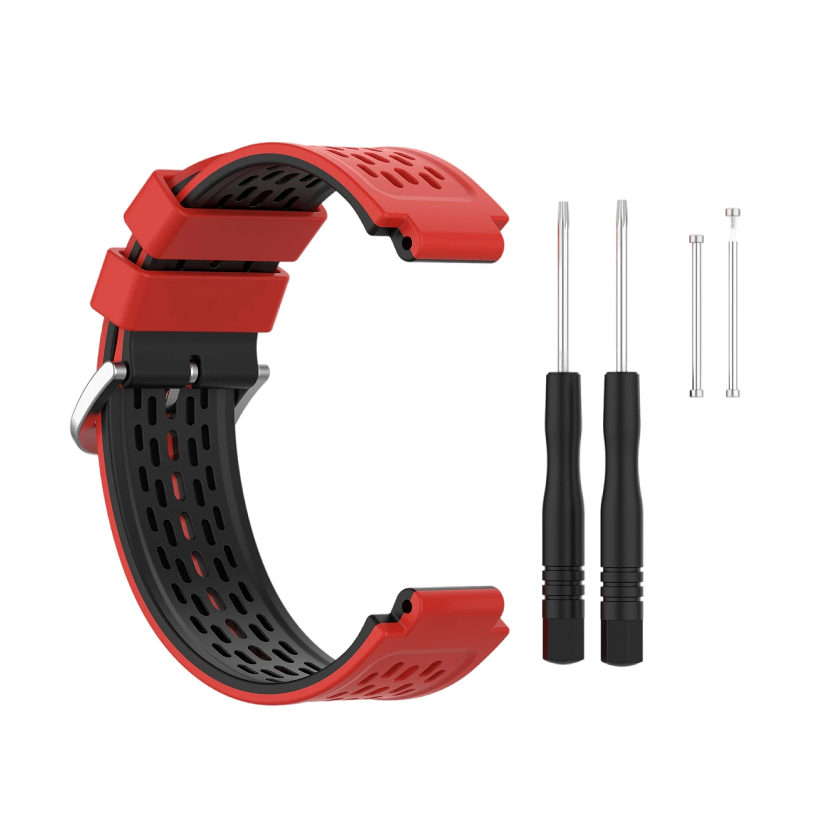 

Ремешок 24 мм для наручных часов ForGarmin Forerunner235 220 230 620 630 735XT, силиконовый браслет для умных часов, спортивный богатый стиль