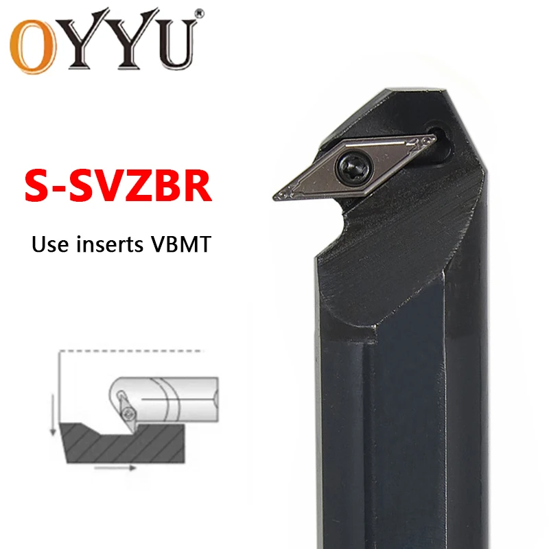 

SVZBR S16Q-SVZBR11 S20R-SVZBR11 S25S-SVZBR11 Internal Turning Tool Holder VBMT Carbide Inserts CNC Lathe Cutter Boring Bar