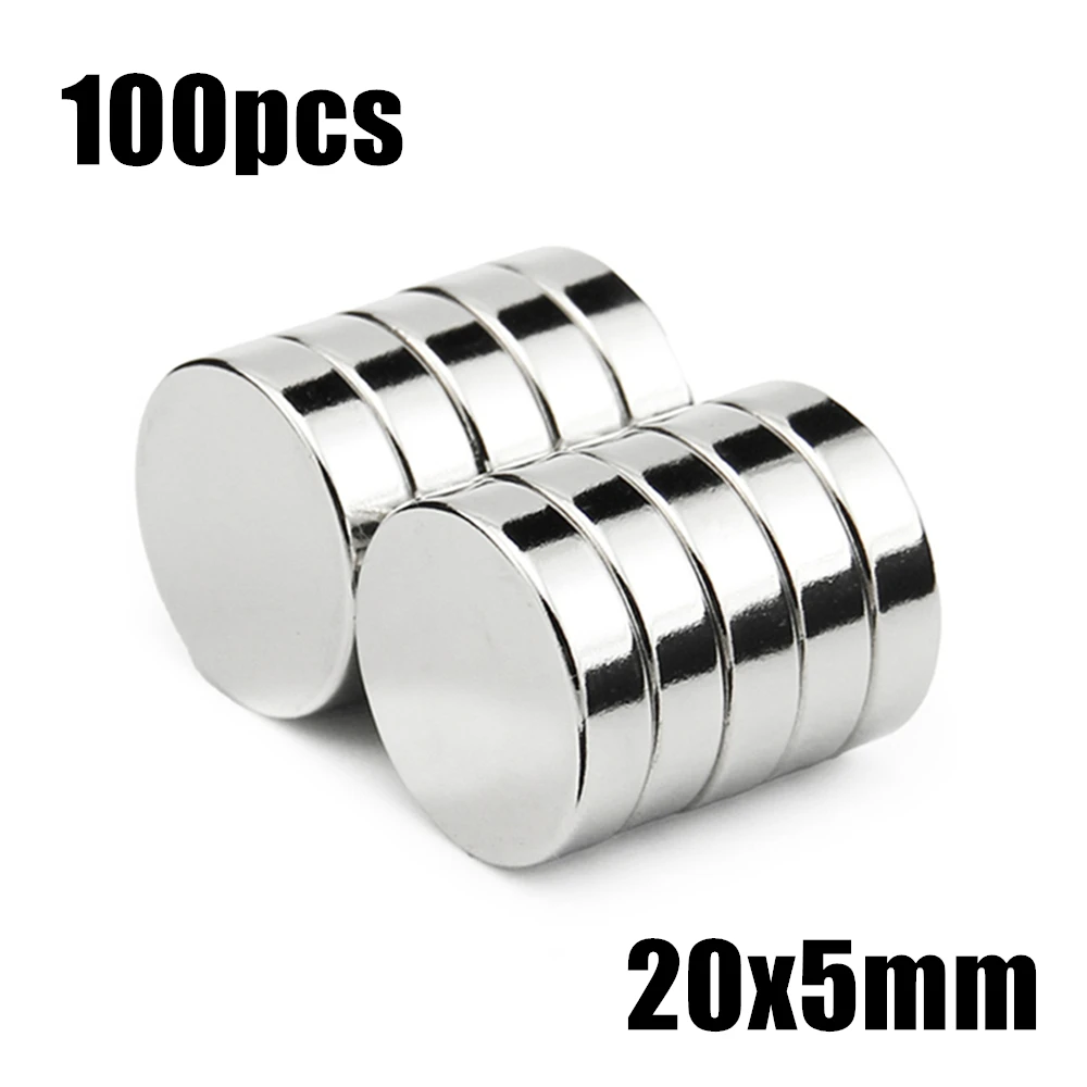 

Неодимовые магниты NdFeB N35, 100 шт., 20x5 мм