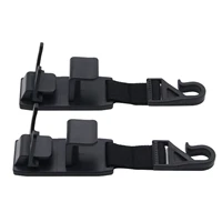 headrest hooks for car 2 in 1 universal auto vehicle double hook holder strong durable storage organizer for coats umbrellas
