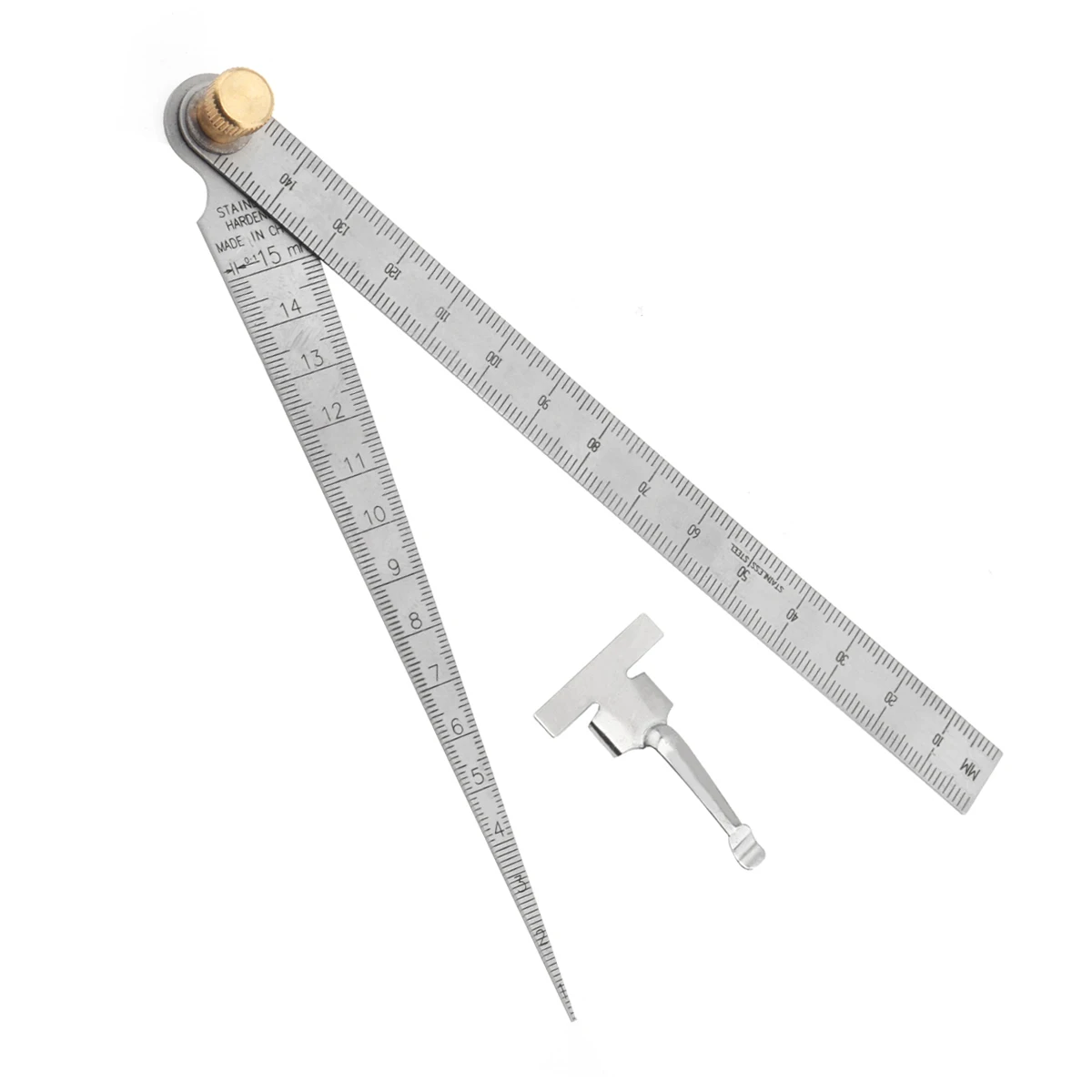 

Feeler Gauge Welding Taper Gap Gauge Portable Depth Ruler Hole Inspection Tools Feeler Gauge Gap Gage Rules