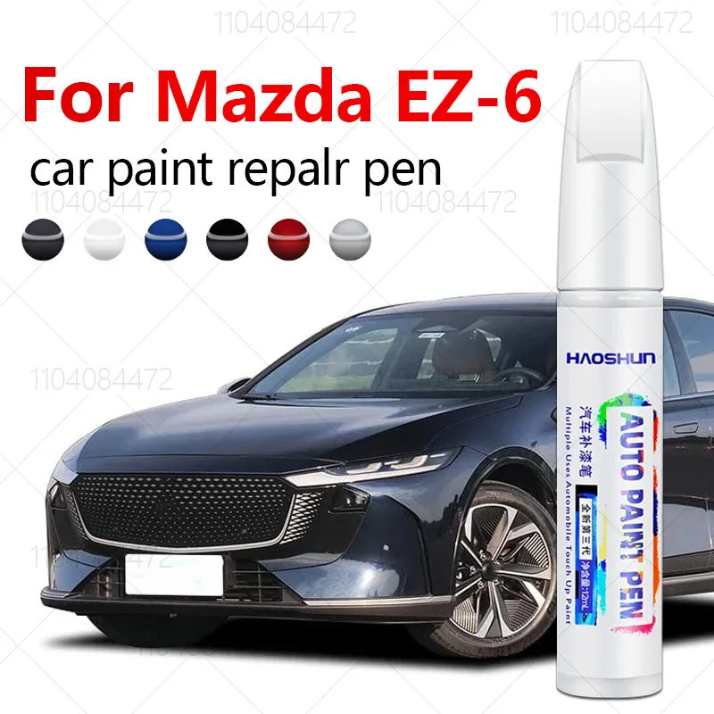 Фото Ручка для ремонта автомобильной краски для 2024-2025 Mazda EZ-6, аксессуары для ремонта царапин, синий, 42 м, серый, 46G, 12 м, белый, 25D, красный, 46 В, золото №1