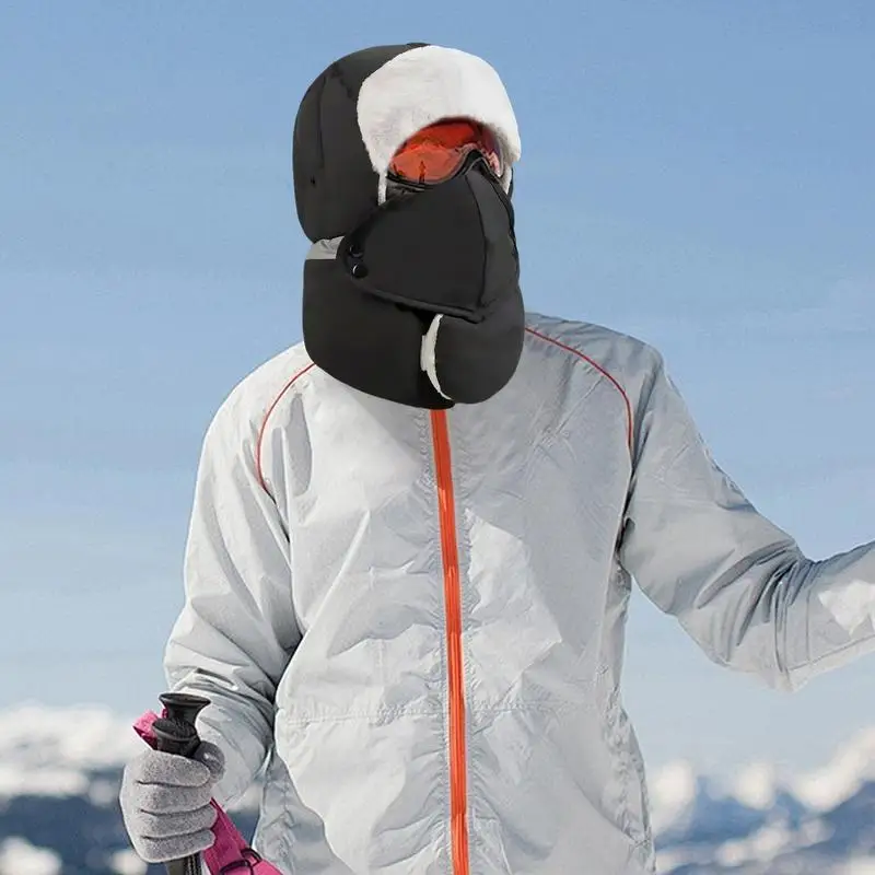 Шляпа от солдата для мужчин зимняя ветрозащитная шапка-ушанка охотничья уличная