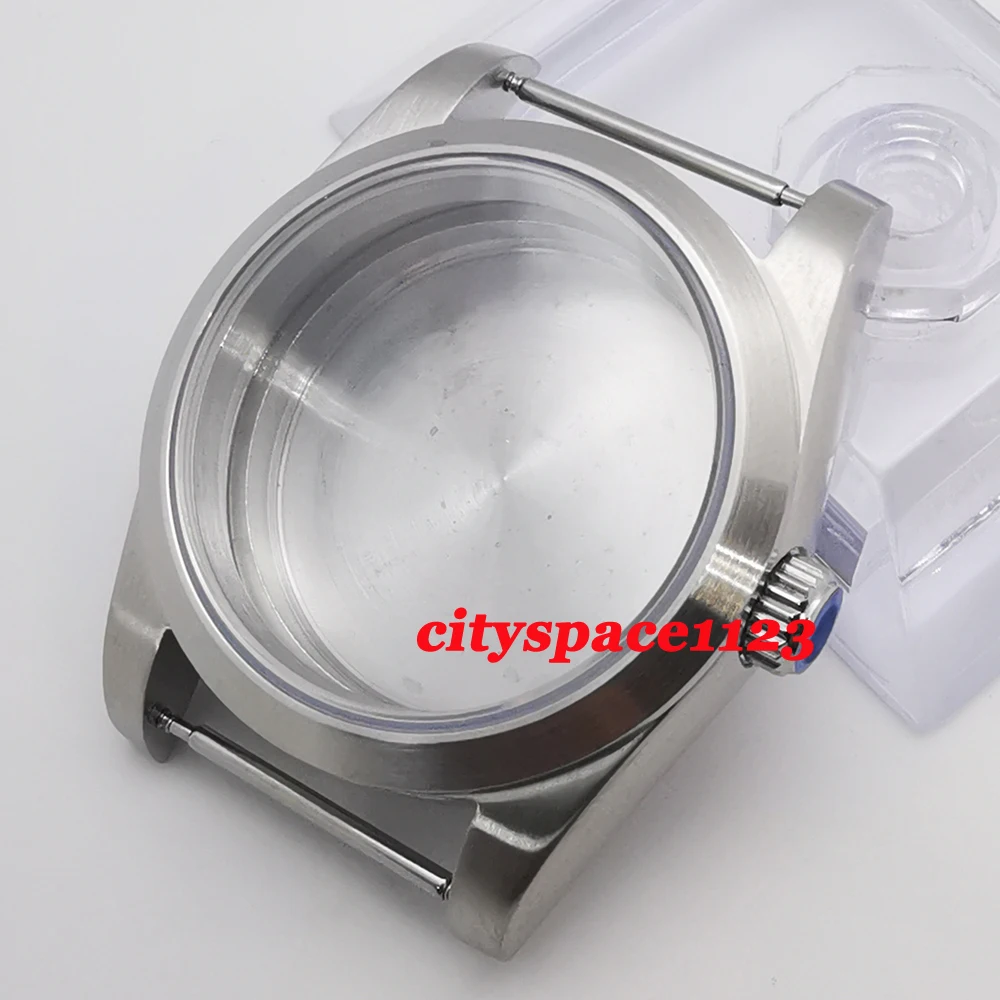 36mm/39mm Brushed Watch Case Sapphire Glass Stainless Steel Fit NH35,NH36,ETA 2824,PT5000,Miyota 8215 DG2813 Movement