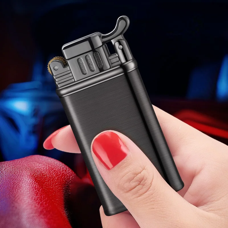 Раскладной шлифовальный круг двойная прямая Зажигалка металлическая видимая