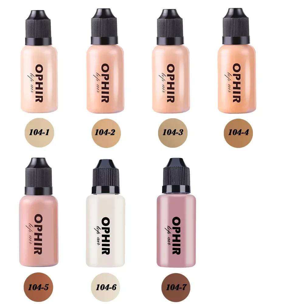 

NEW2023 Airbrush Makeup Foundation Inks 3 Colors Air Foundation for Face Paint Make-up Salon Cosmetic Makeup Pigment_TA104(2-4-5
