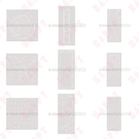 dots swirl square filmstrip long art abstract vic dash pattern arrow puzzle decoration stencil embossing greeting card handmade