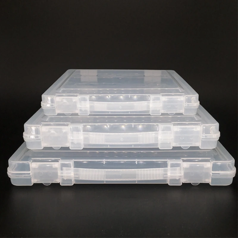 

Transparent Documents Organizer Box Waterproof Dustproof for Students School
