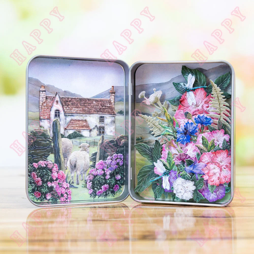 Металлические режущие штампы Rhododendron Highland цветы рай украшение для рукоделия