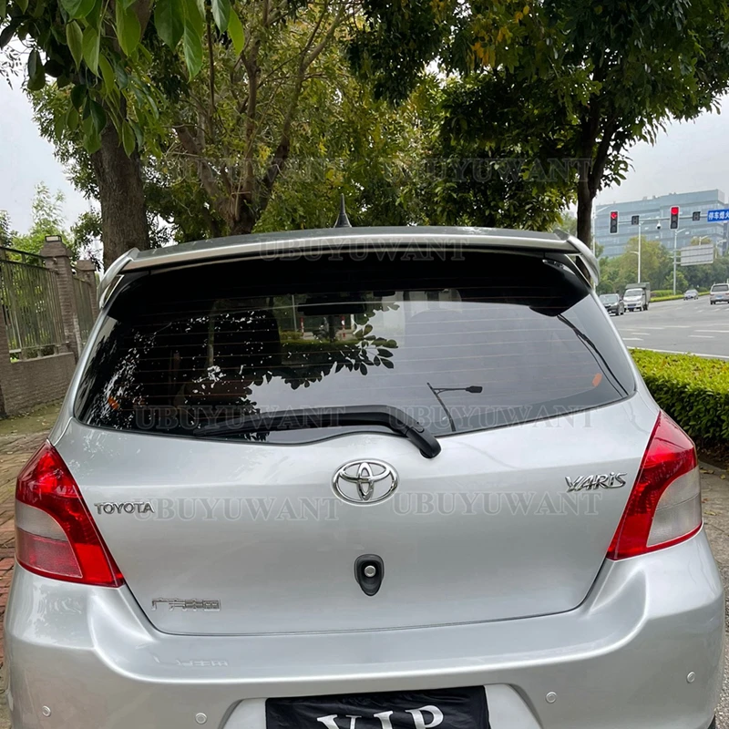 Спойлер для Toyota Yaris 2008 2009 2010 2011 спортивный спойлер RS из АБС-пластика основной