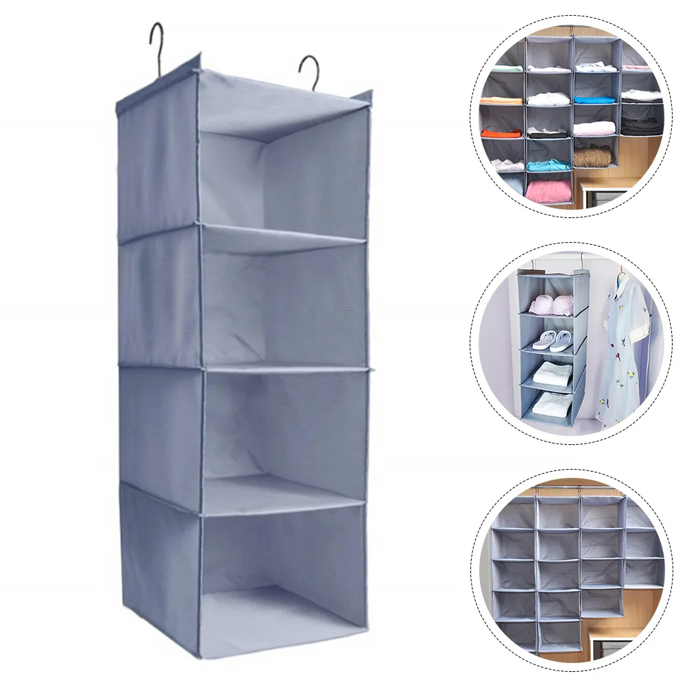 

Multi-layer Closet Organzier Organizing Clothing Storage Bags Hanging Wardrobe Organizer Polyester Closet Organizer Bedroom