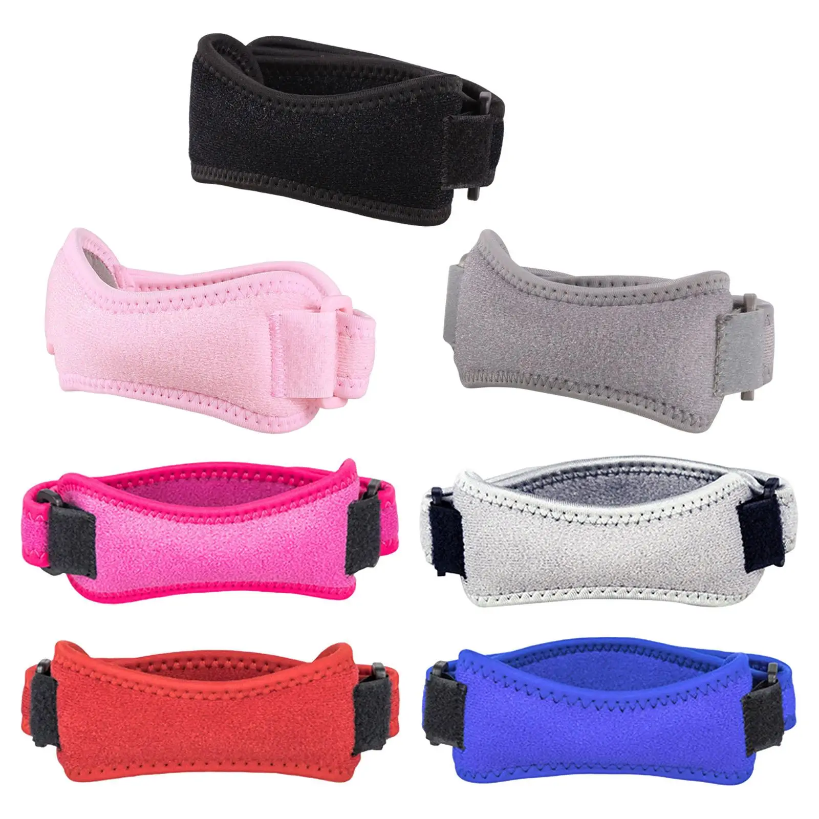 

Knee Brace Protective Gear Support Adjustable Knee Pad Stabilizer Patella Strap for Running Soccer Squats Basketball Women Men